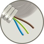 Kunststof installatiebuis, voorbedraad Snelflex 3G6 Kunststof installatiebuis, voorbedraad Snelflex 3G6
